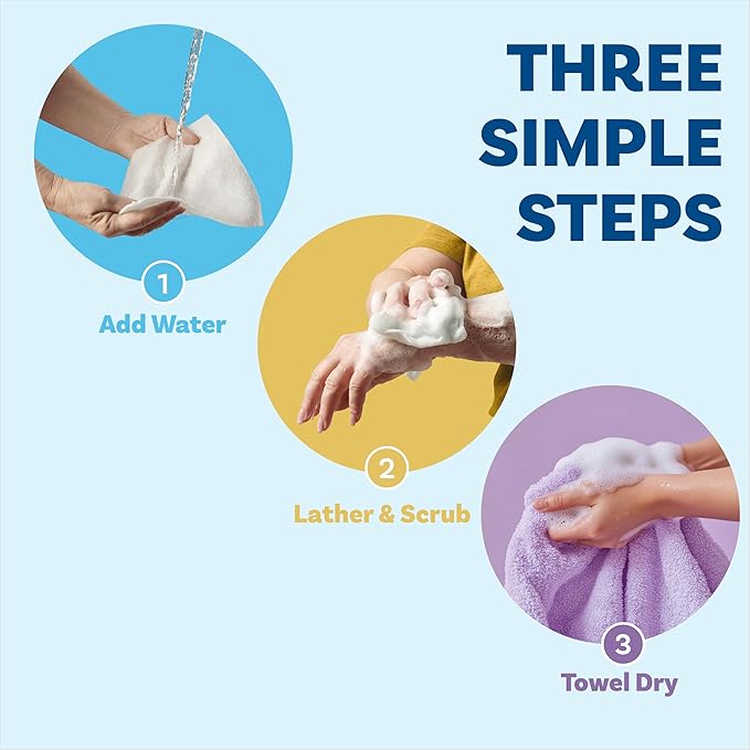 Scrubzz Disposable Rinse Free Bathing Wipes - Image 3