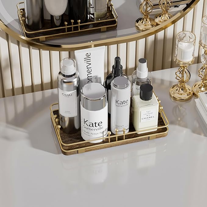 Bathroom Vanity Tray for Toiletries Makeup Perfume Candle Toilet Tank, Kitchen - Image 5