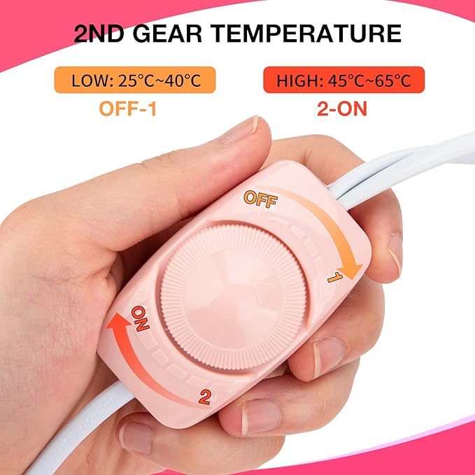 Noverlife Paraffin Wax Heated Booties, Electric Heated Nail Art Pedicure Foot - Image 2