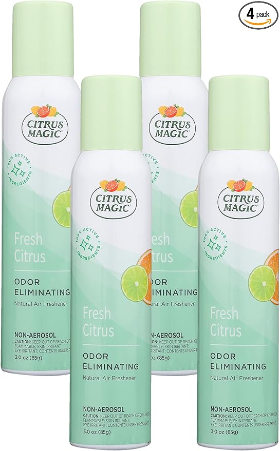Citrus Magic Natural Odor Eliminating Air Freshener Spray, Fresh Citrus by CitrusMagic