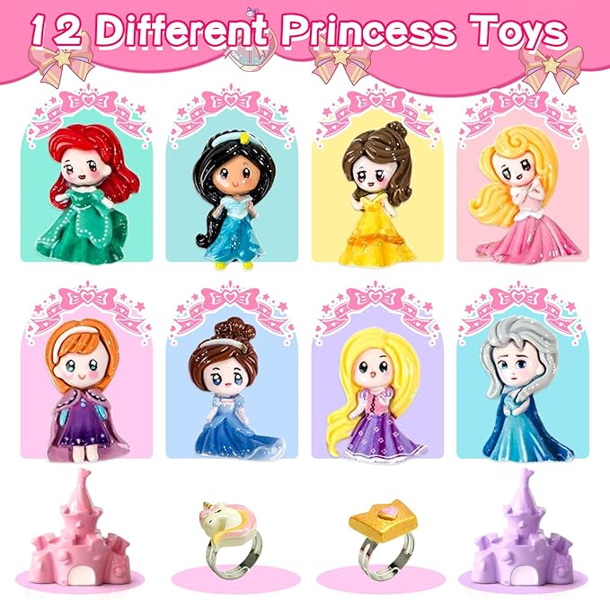 Bath Bombs for Kids with Surprise Inside Princess Toys Natural Bath Bombs - Image 2