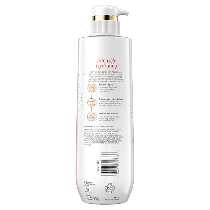 Olay Body Wash for Women, Intensely Hydrating, Pro-Hyaluronic Acid Serum Complex - Image 13