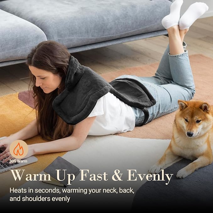 COMFIER Large Heating Pad for Back, FSA Eligible HSA Heating Pad for Neck and - Image 2