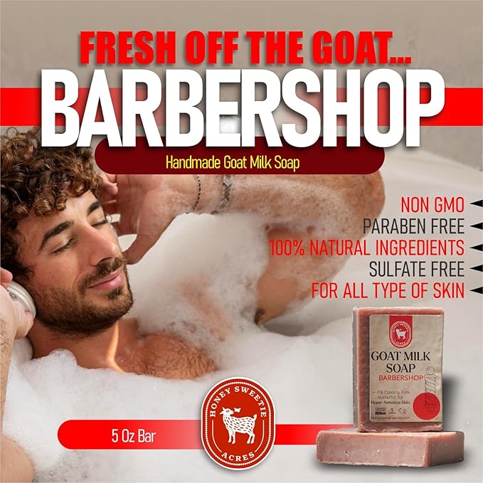 Honey Sweetie Acres Barbershop Goat Milk Soap - Image 6