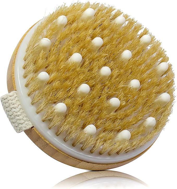 Bamboo Dry Body Brushes, Dry Body Scrubber by GiimiBash
