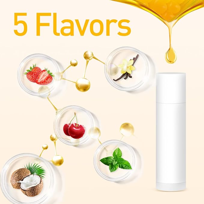 DMSKY 100-Pack Lip Balm Bulk 5 Flavors - Image 7