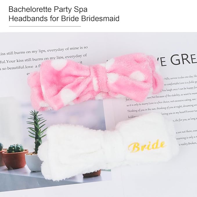 CIEHER Spa Headbands for Bachelorette Party Favors, Bachelorette Gifts for - Image 3