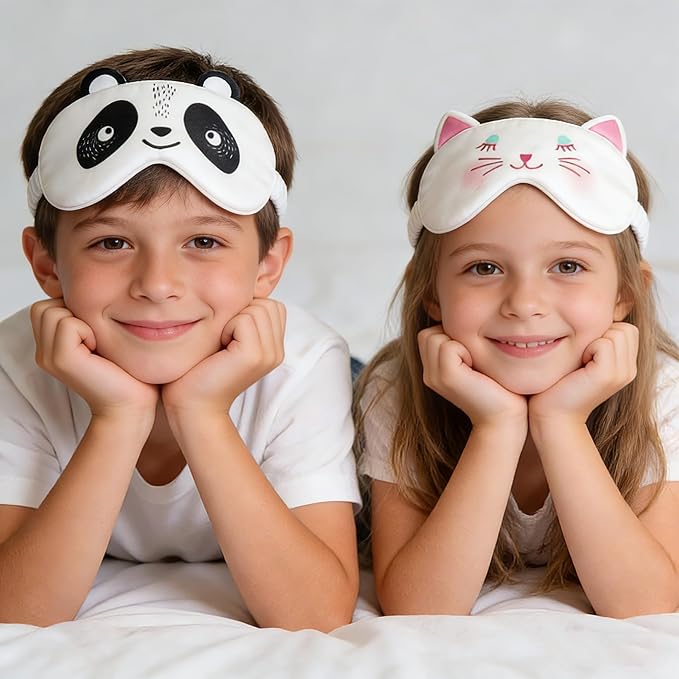 Orose Kids Silk Sleep Mask Cute Adjustable Original Design - Image 4