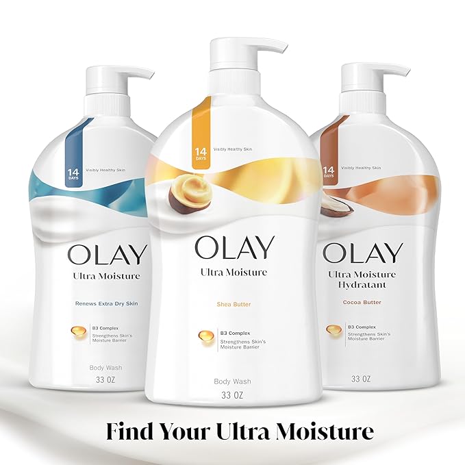 Olay Body Wash for Women, Ultra Moisture, 24/7 Moisture Barrier Repair - Image 9