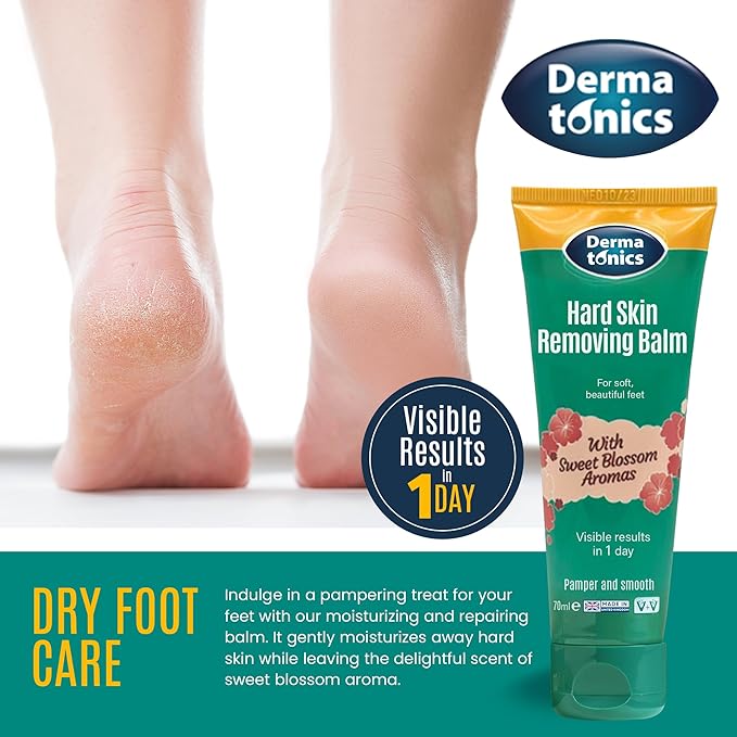 Dermatonics Hard Skin & Callus Removing Balm w/Sakura Blossom Aromas & 10% Urea - Image 5