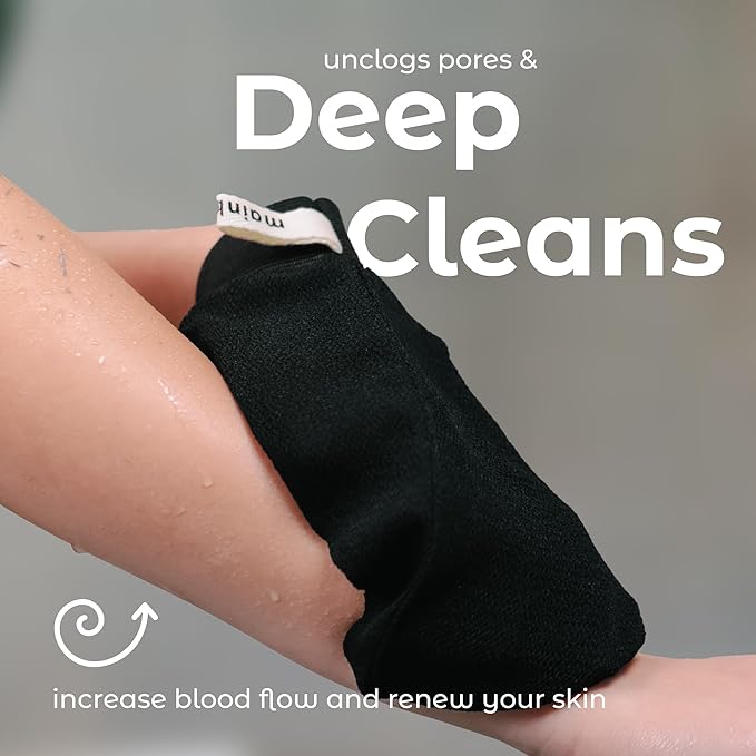 MainBasics Exfoliating Gloves for Shower - Image 5