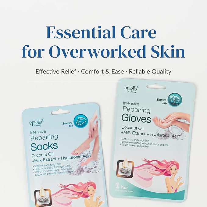 Epielle Intensive Repairing Foot Mask 6 Pairs, Soften - Image 7