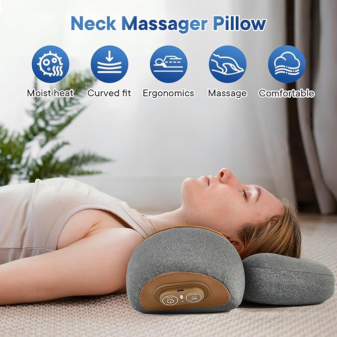 Mothers Day Gifts for Mom 3-in-1Rechargeable Neck Massager Pillow - Image 7