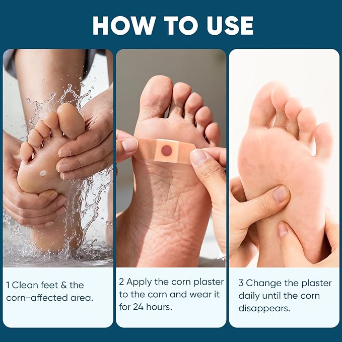 48P Corn Remover Pads for Feet and Toes, Extra Strength 40% Salicylic Acid - Image 6