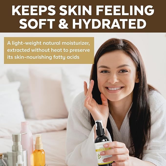 Viva Naturals Organic Jojoba Oil - Image 3
