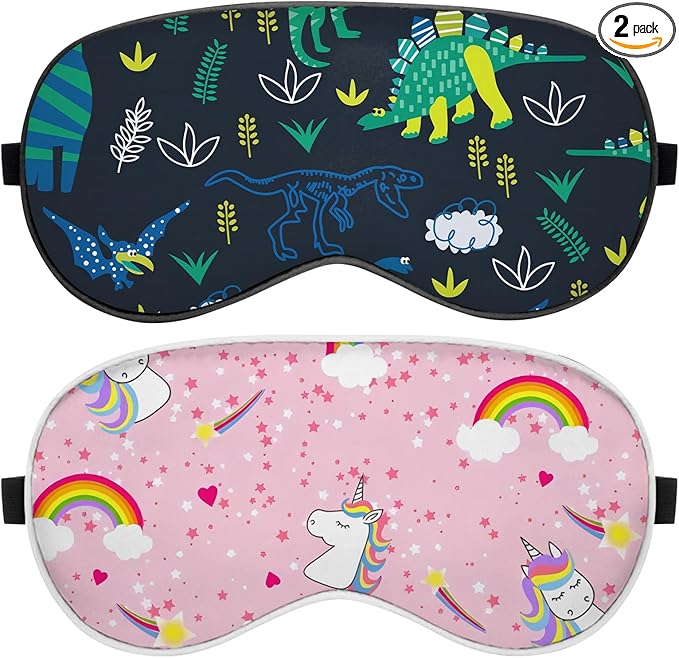 2 PCS Sleep Eye Mask Silk Sleeping Soft by BHAHB