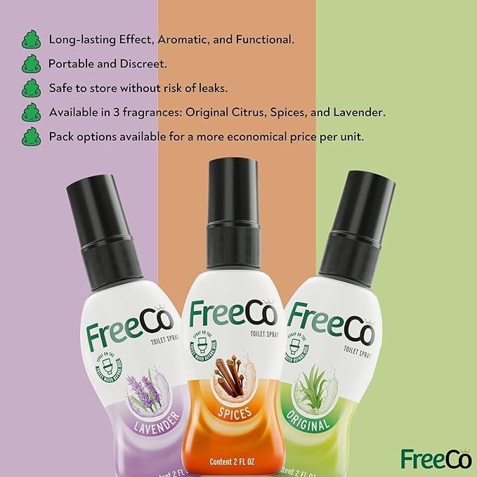 Freeco Before-you-go Toilet Spray | Stops odour Before it Begins - Image 5