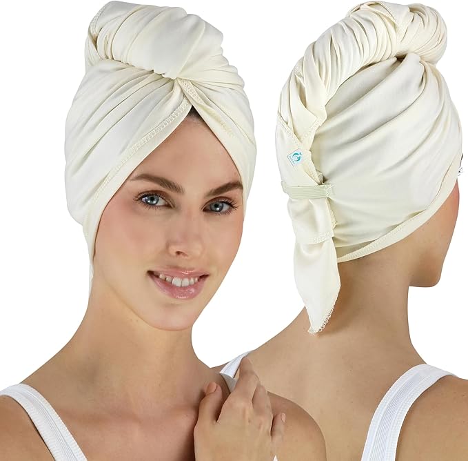 Hair RePear The Ultimate Hair Towel – Generous 29" x 45" Premium Cotton Hair by HairRePear