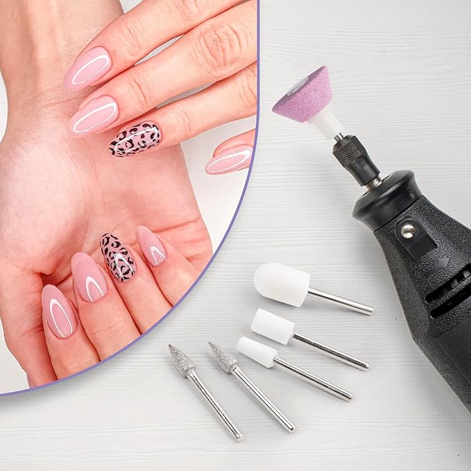 ANCIRS 30 Pcs Nail File Replacement Head Refills Set, Nail Drill Bits - Image 3