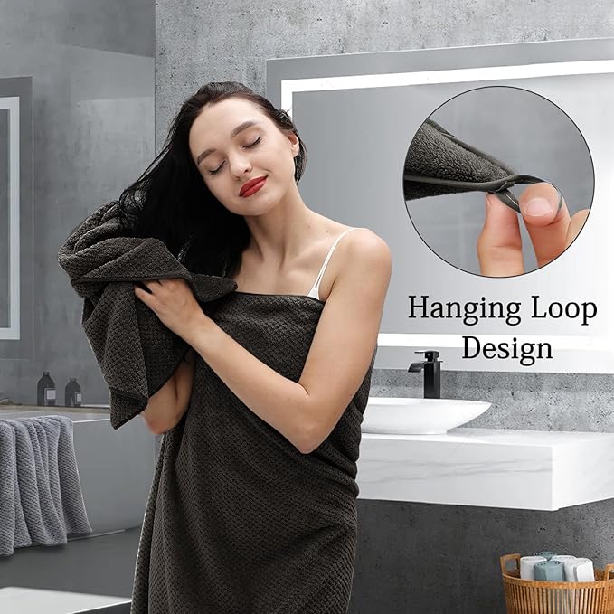Extra Large Bath Towels Set 35x70 Inches - Image 7