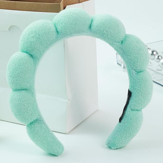 Spa Headbands for Washing Face Makeup Skin Care Women Bubble Facial Beauty - Image 3