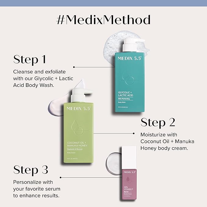 Medix 5.5 Men & Women Coconut Body Lotion + Manuka Honey Cream | Natural - Image 5