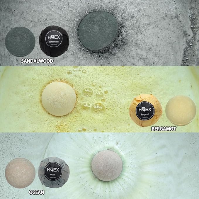 HZEX Charcoal Activated Bath Bombs - Image 3