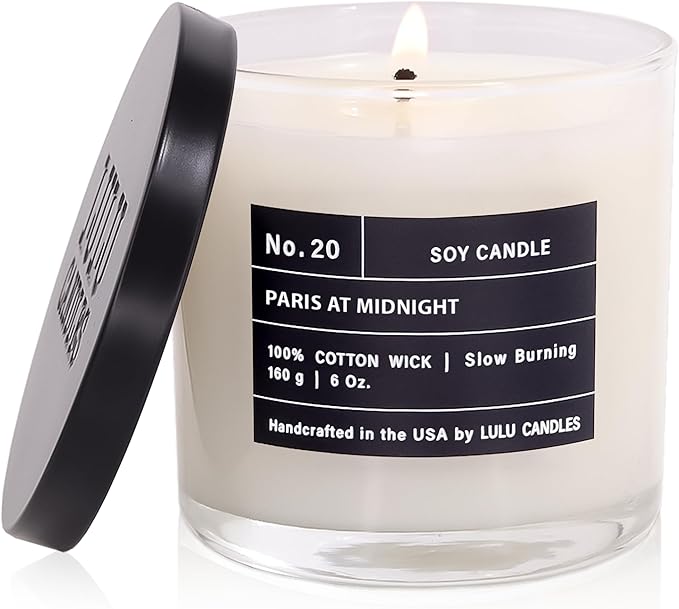 Lulu Candles | Paris at Midnight | Luxury Scented Soy Jar Candle | Hand Poured by LULUCANDLES