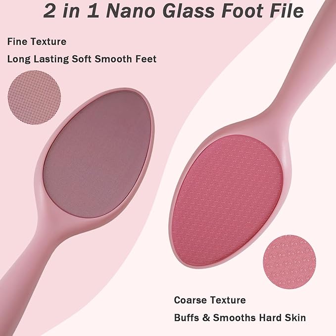 1PC Hard Skin Remover, 2-Sided Nano Glass Foot File Callus Remover - Image 2