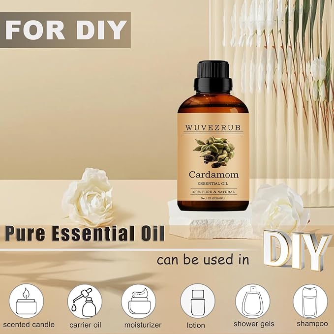 Cardamom Essential Oils, 60ML Pure and Natural Essential Oil - Image 3