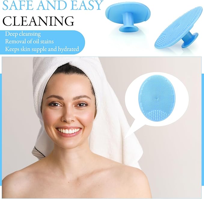 Nuogo 40 Pack Facial Cleansing Brush Face Scrubber Face Exfoliator Exfoliating - Image 7