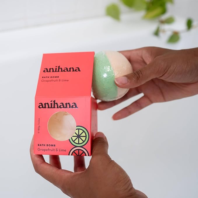 ANIHANA Bath Bomb with Coconut Oil, Paraben Free, Hand-Crafted Luxury Fizzers - Image 5