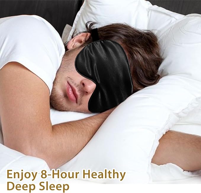 4 Pack Super Soft Silk Sleep Mask - Image 7