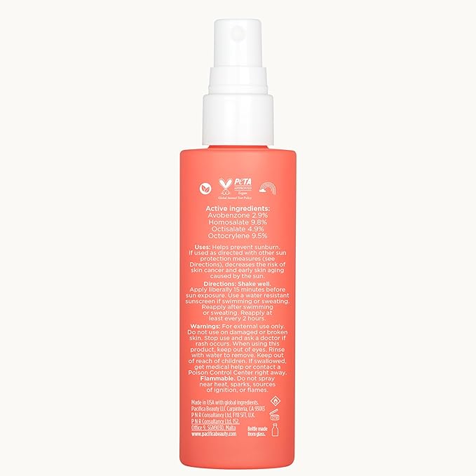 Pacifica Setting Spray Glow Baby Brightening Mist, Broad Spectrum SPF 45 - Image 10