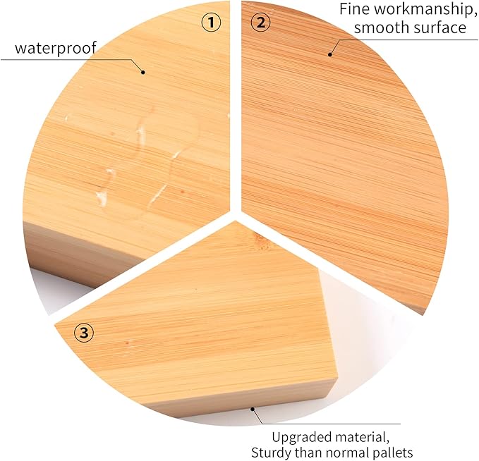 Natural Bamboo Bathroom Tray, Perfume Tray, Vanity Tray, Smooth and Thick - Image 4