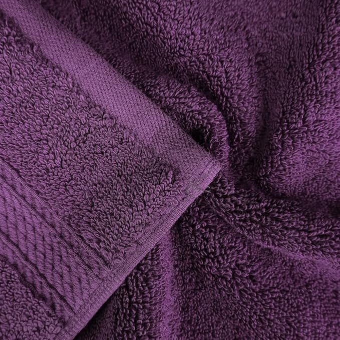 SUPERIOR Egyptian Cotton Pile 3 Piece Towel Set, Includes 1 Bath, 1 Hand - Image 4
