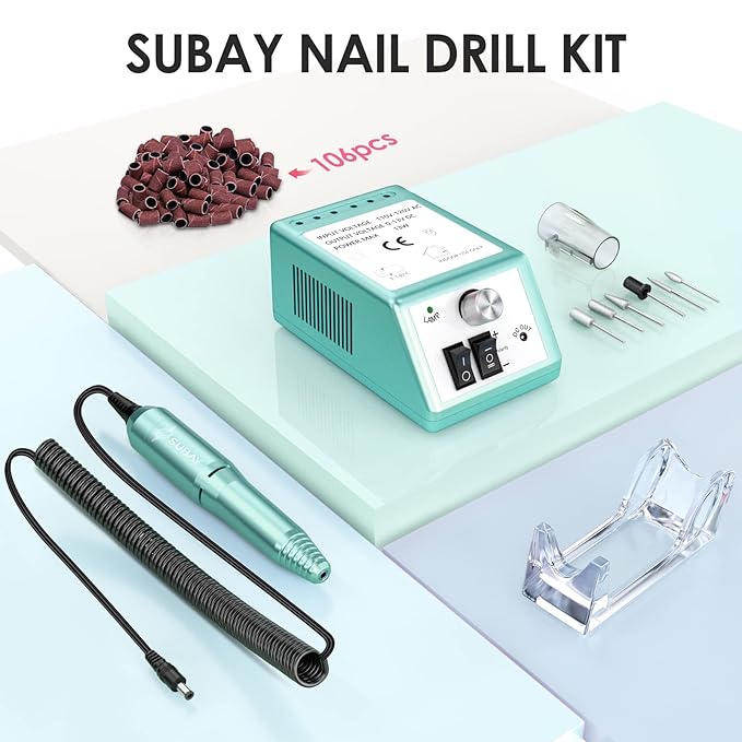 SUBAY Professional Finger Toe Nail Care Electric Nail Drill Machine Manicure - Image 7