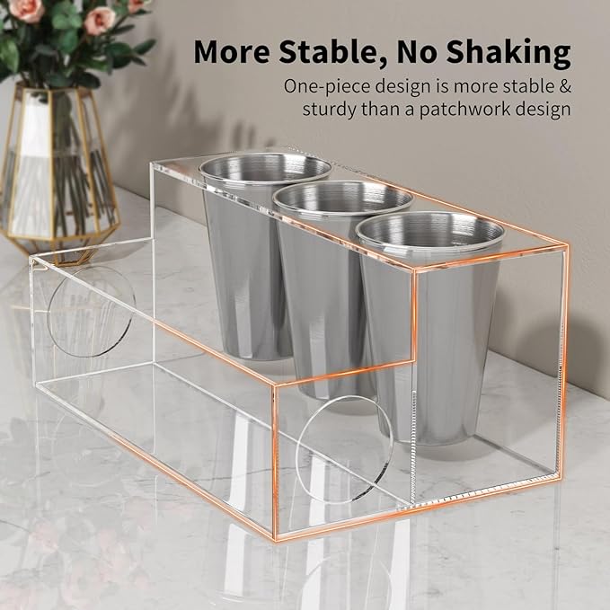NIUBEE Hair Tool Organizer, Bathroom Countertop Blow Dryer Holder, Vanity Caddy - Image 5