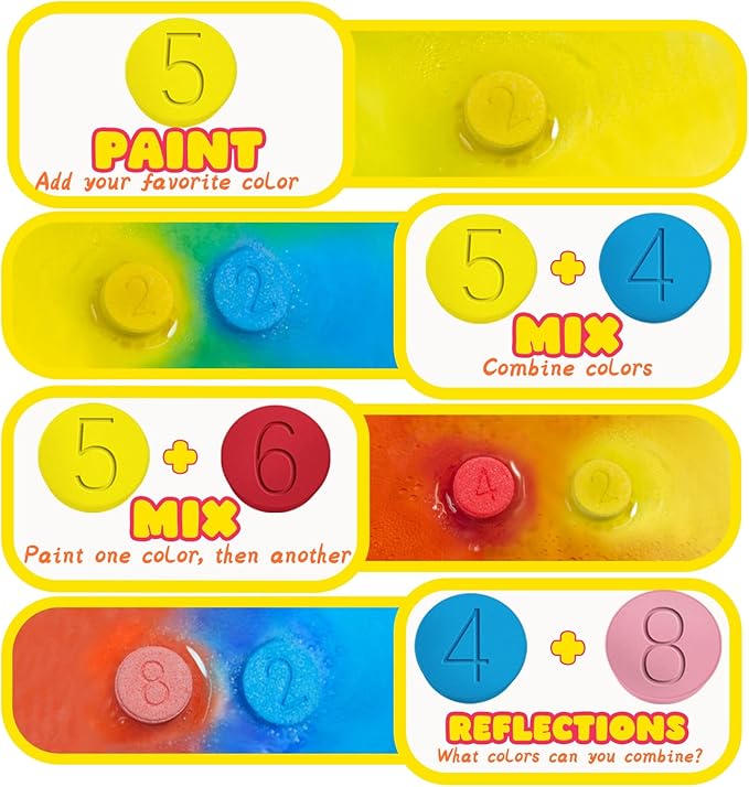 Bath Bombs for Kids, Boys Girls Mothers Day Gifts for Kids, 180 Mini Color - Image 5