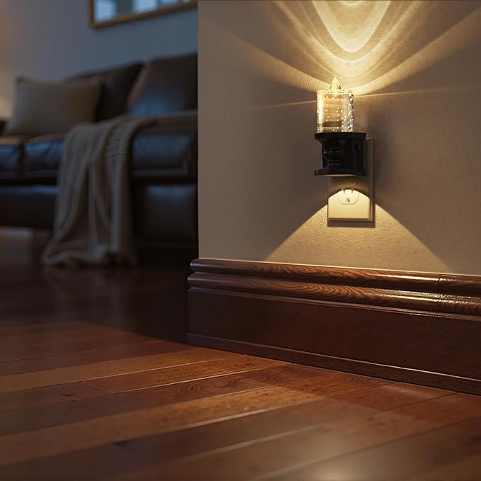 Briignite Flameless Candle Night Light, Bubble Night Lights Plug into Wall - Image 7