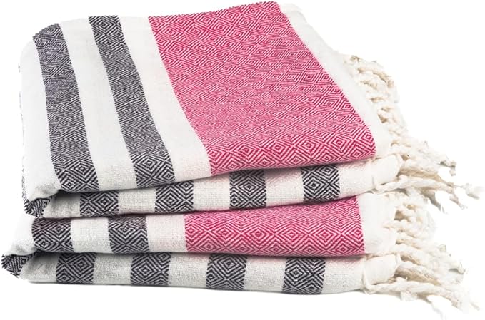 Cotton Turkish Beach Towel by 9Threads