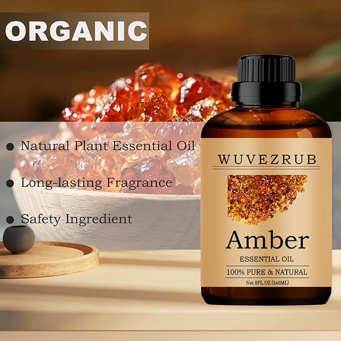 Amber Essential Oil - 240ML Pure and Natural - Image 4