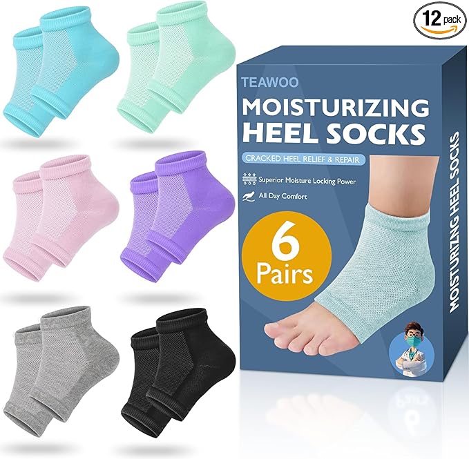 TEAWOO Moisturizing Heel Socks by TEAWOO
