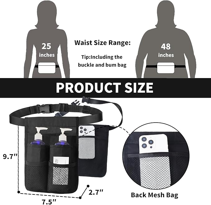 Massage Bottle Holster with Multiple Pockets Design, Machine Washable Massage - Image 3