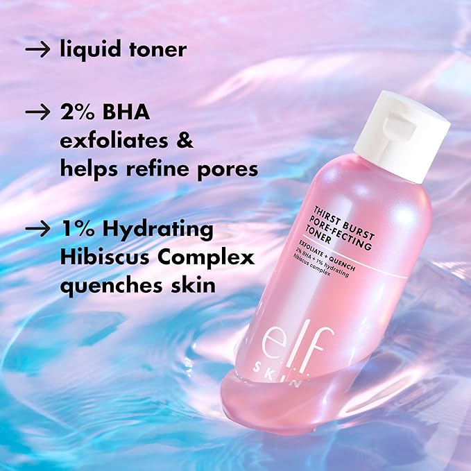 e.l.f. Thirst Burst Pore-fecting Toner, Hydrating & Exfoliating - Image 2