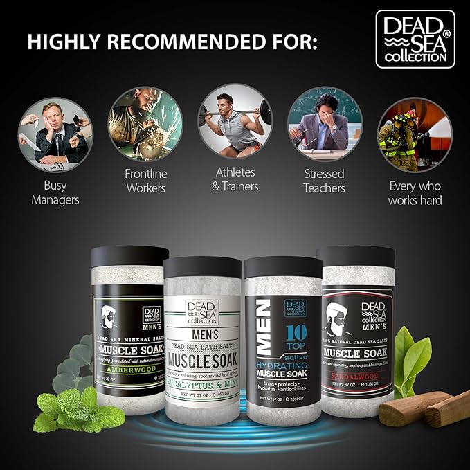 Dead Sea Collection Bath Salts for Men - Image 5