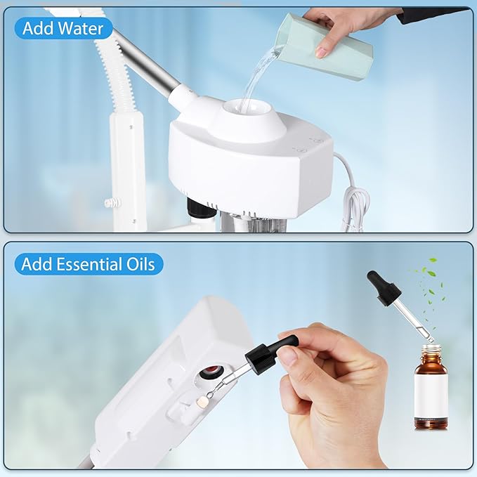 HomGarden Professional Facial Steamer 2 in 1 Steamer - Image 2