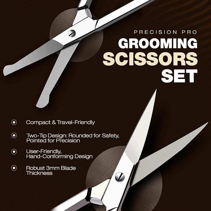 Utopia Care Eyebrow Scissors, Professional Stainless Steel Small Shears - Image 3