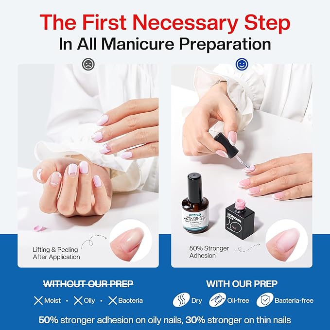 Morovan Gel Nail Primer and Dehydrator: Professional Prep - Image 5