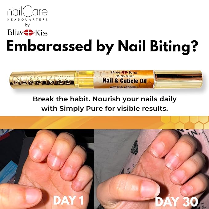 Bliss Kiss | 1 Milk & Honey | Nail Oil Cuticle Pen w/Vitamin E & Jojoba⏤Nail - Image 5